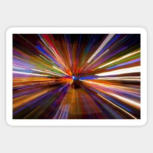 Explosion of light and color II Sticker